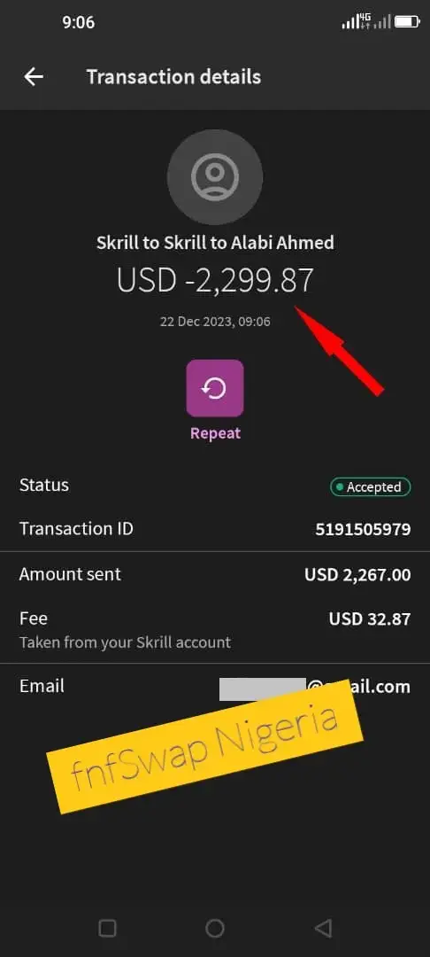 fnfswap skrill to Naira 2