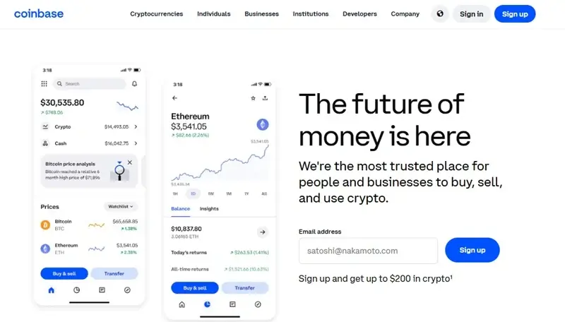 coinbase home fnfswap