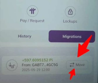 moving pi to available balance
