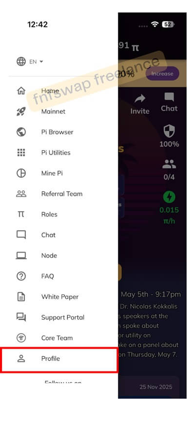 pi app profile